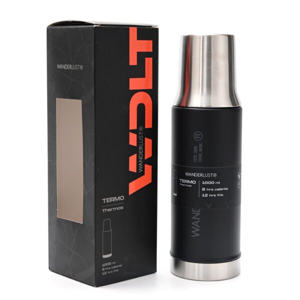 Termo Wanderlust 1000ml - Negro