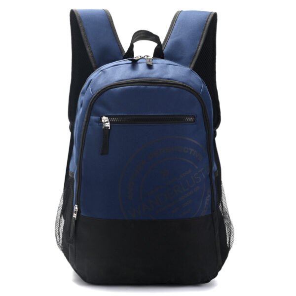 Mochila WDLT Urban mode Dos compartimentos y bolsillo frontal Portanotebook Portabotella - Azul Marino