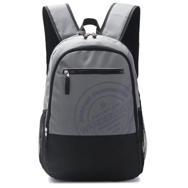 Mochila WDLT Urban mode Dos compartimentos y bolsillo frontal Portanotebook Portabotella - Gris