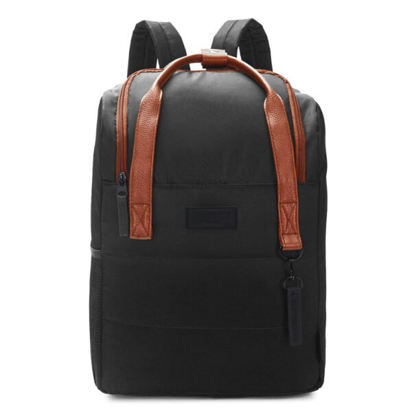 Mochila matero con portanotebook WDLT Urban Nobuk - Negro