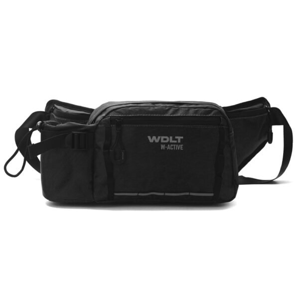 Riñonera WDLT Active con portabotella termico - Negro